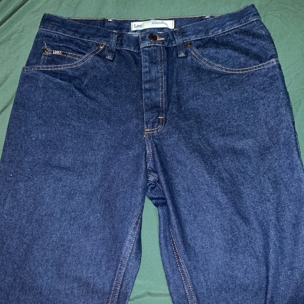 2 Pairs of Lee Men's Deep Indigo Regular Fit Jeans